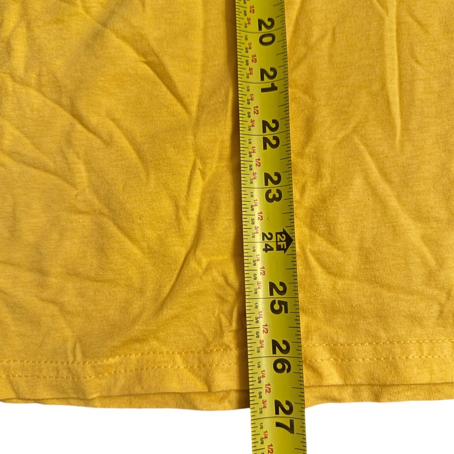 Disney Parks Walt Disney World Retro Logo Yellow T-shirt Adult Medium