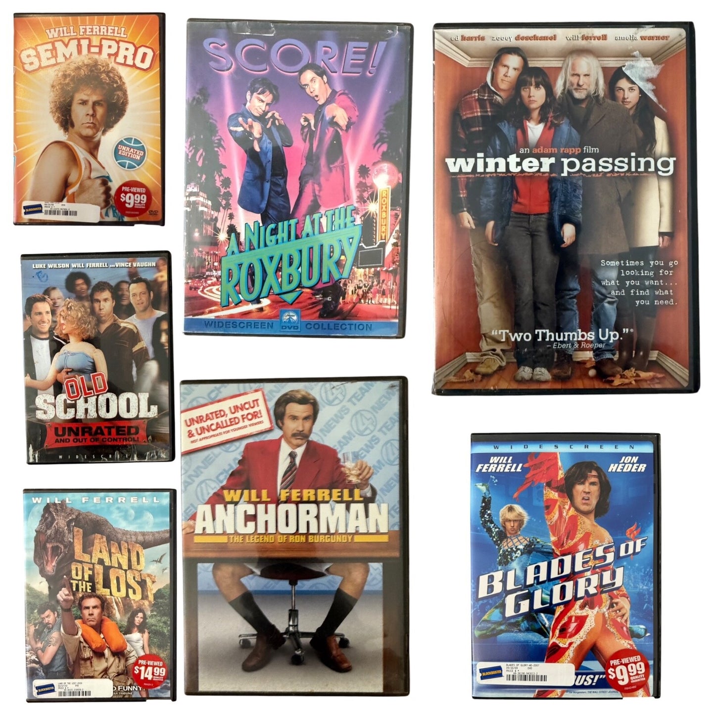 Will Ferrell Seven Movie Comedy Night DVD Collection (Used)