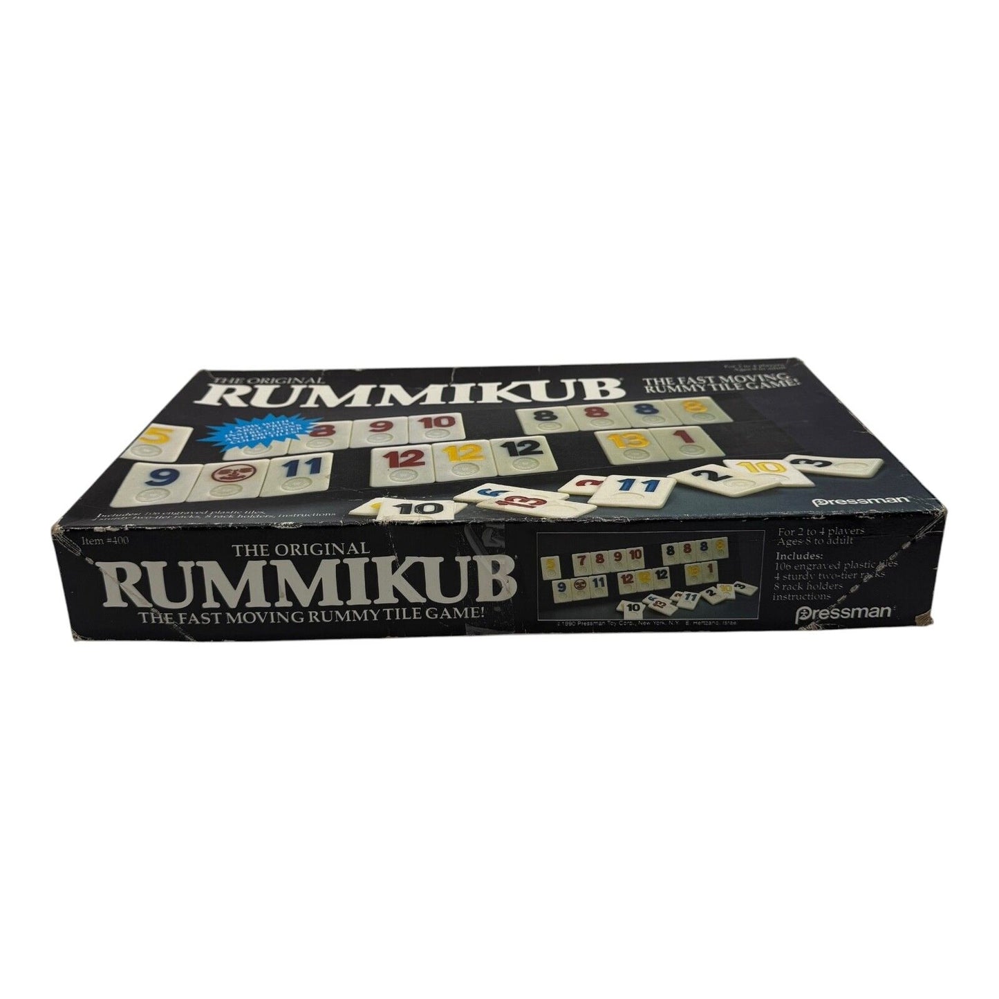 Rummikub Tile Game 1990 Pressman – Vintage Rummy Set with Box