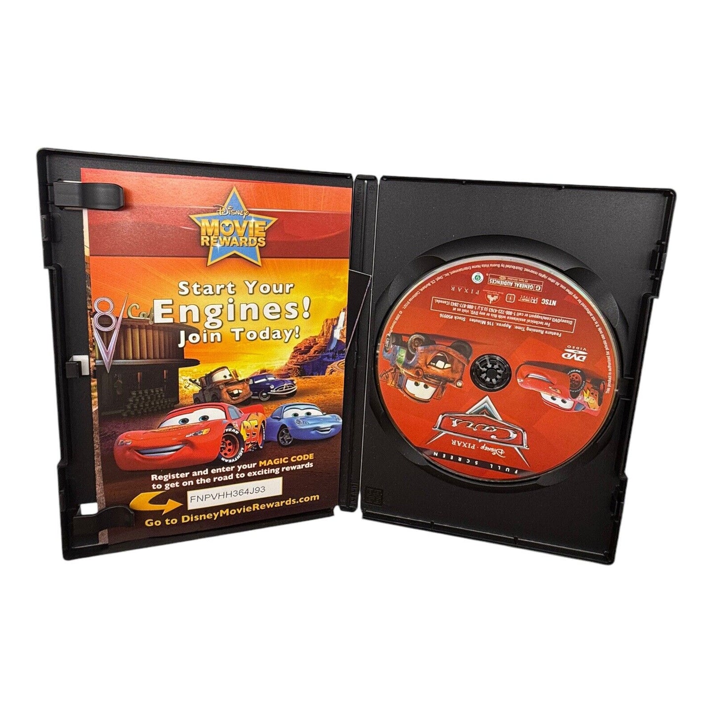 Disney Cars (DVD, 2006) Preowned