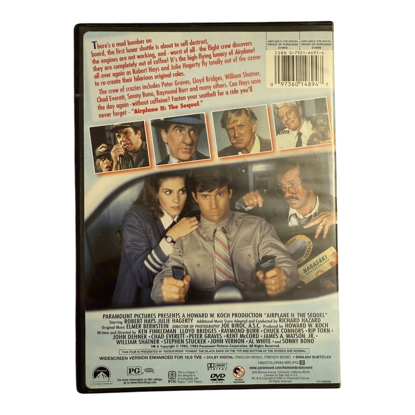 Airplane! & Airplane II Double Feature DVD β Laughs & Classics