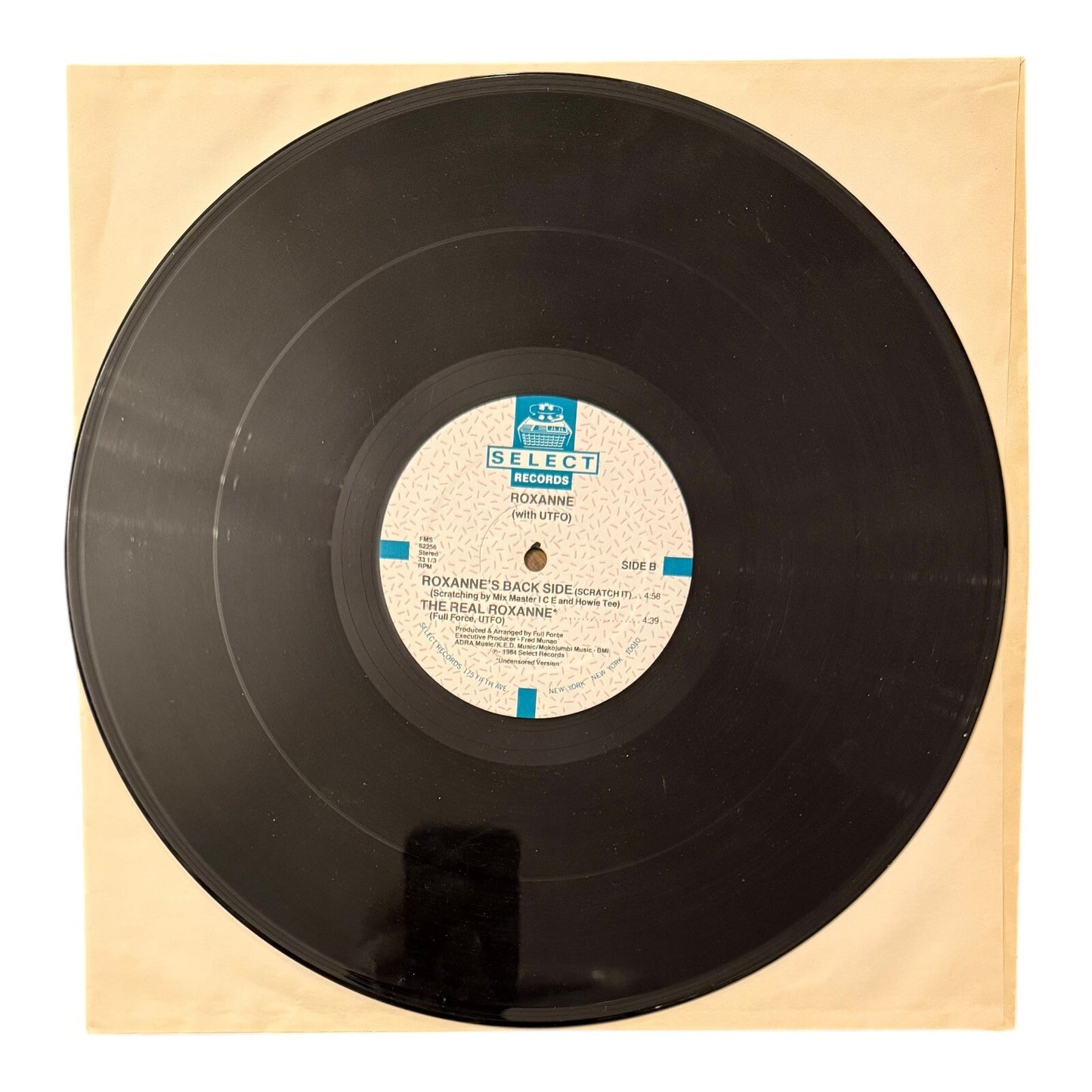 Roxanne With UTFO – The Real Roxanne 12" Vinyl 1984 Select Records