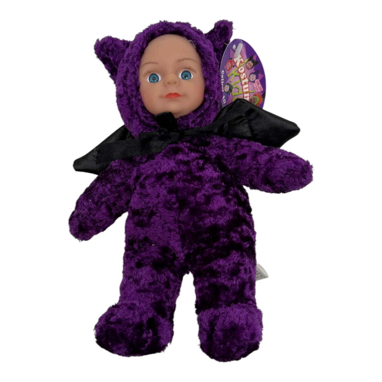 2PCS LOT Sugar Loaf Kids Jack o’ Lantern & Purple Bat Kostume Baby Plush Toys