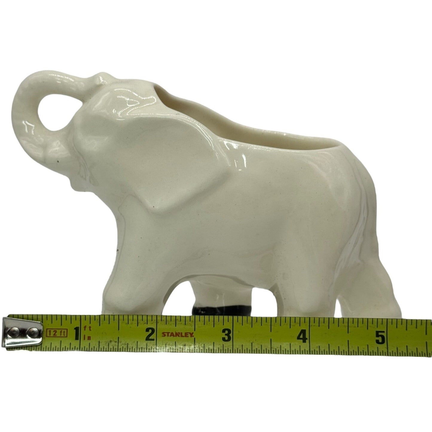 Elephant Planter Succulent Vase Ceramic Animal Decor Small Size