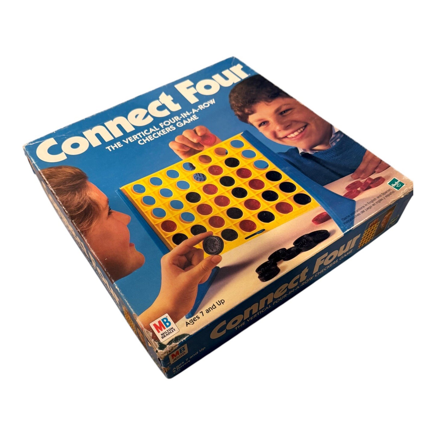 Connect Four Board Game Milton Bradley – Vintage 1990s Classic Set