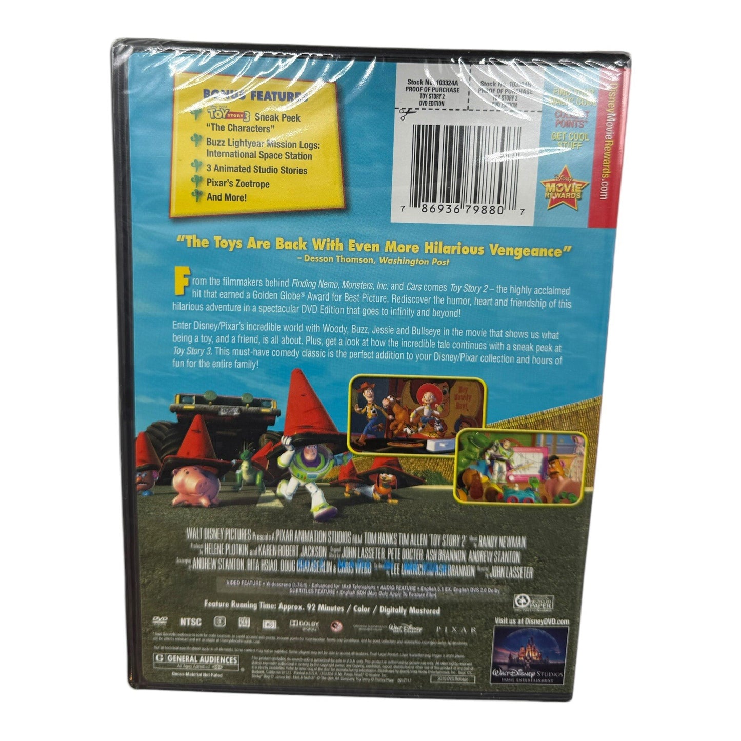 Toy Story And Toy Story 2 - Two DVD Lot