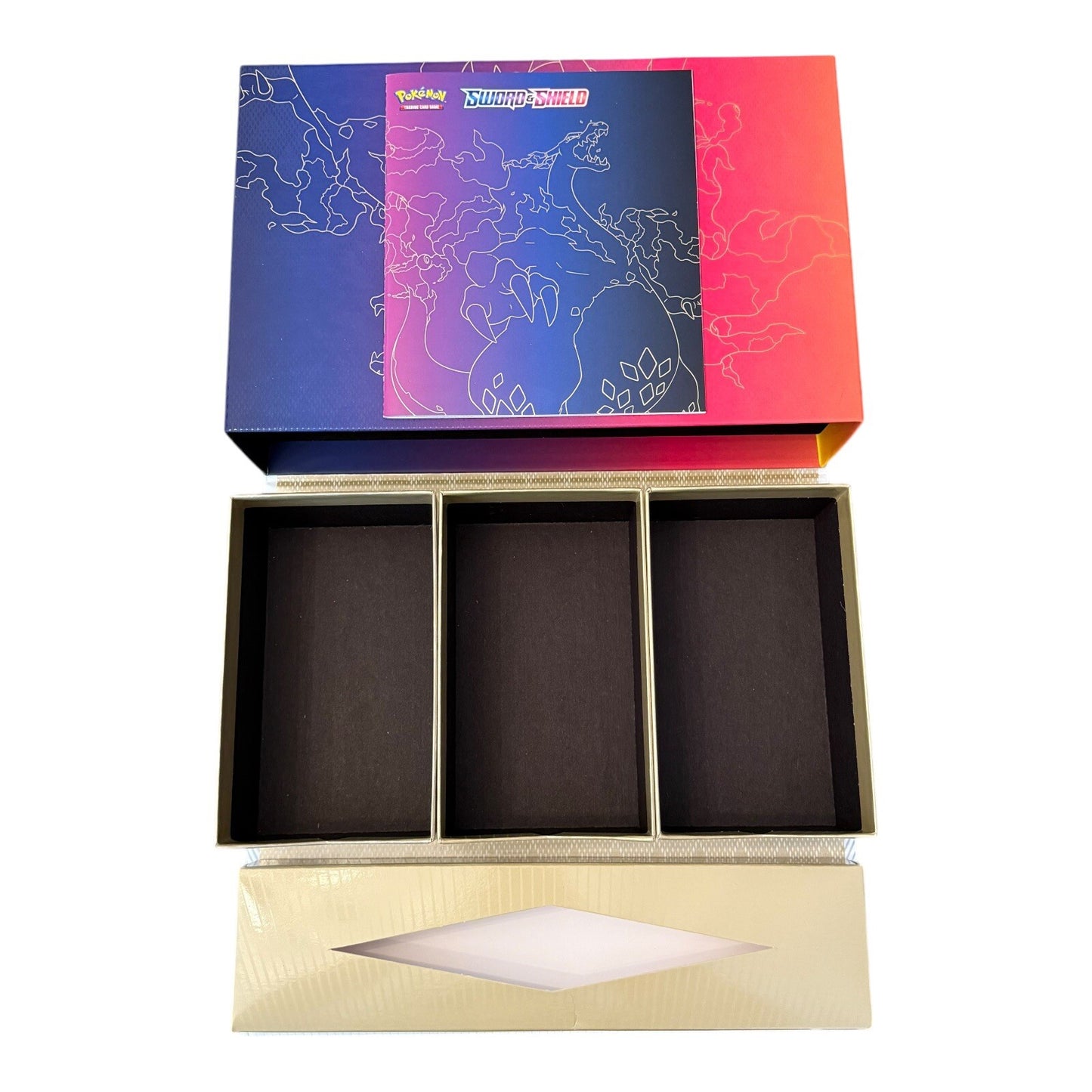 Pokemon TCG Charizard Ultra Premium Collection EMPTY BOX CASE + Drawers + Book