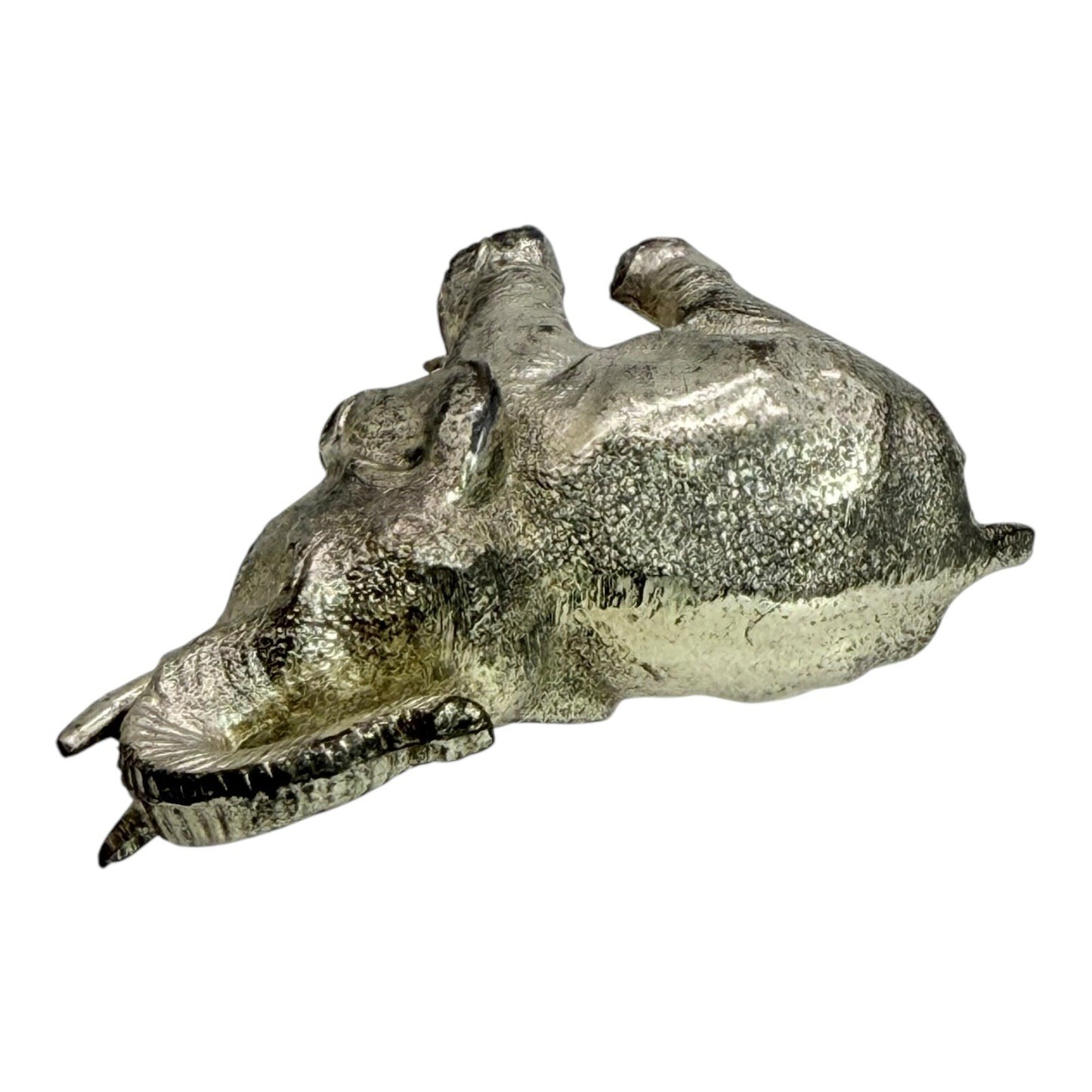 Brass Elephant Figurine Trunk Up Good Luck Decor Animal Statue Collectible