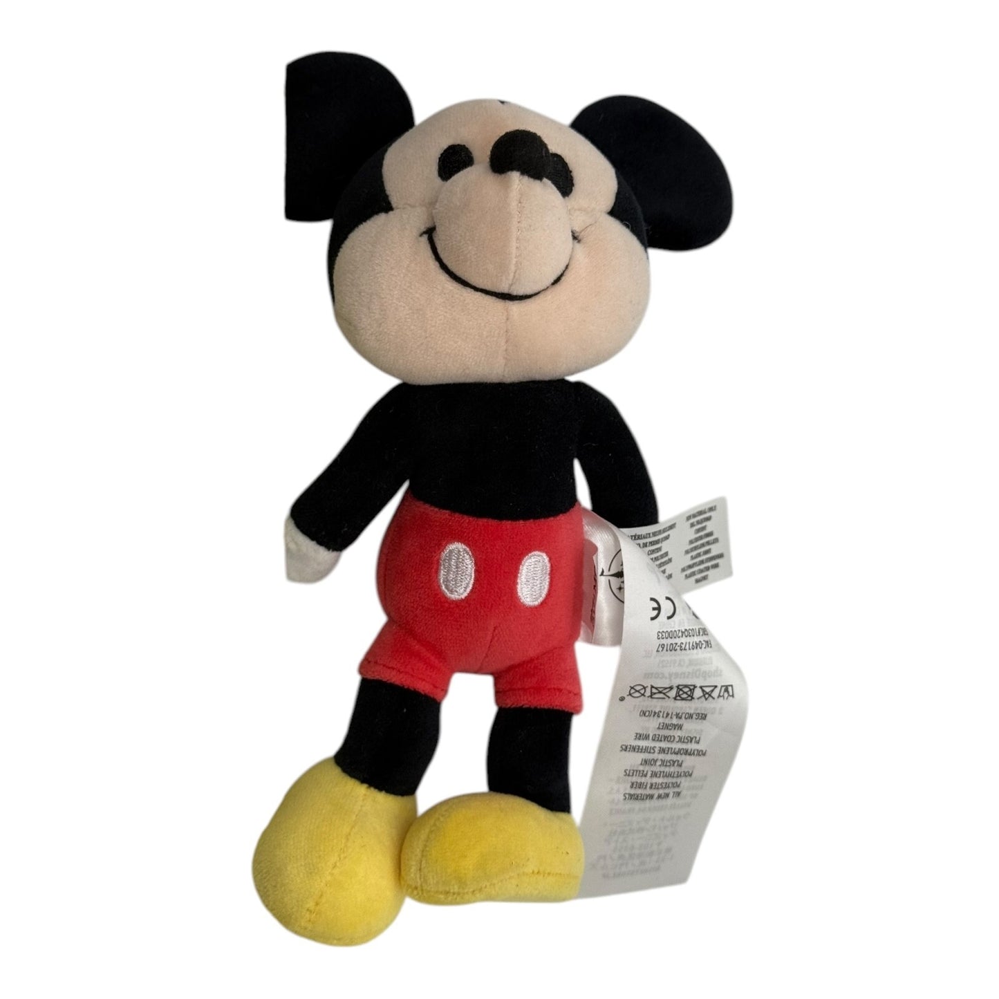 Disney Parks NuiMOs Mickey Mouse Plush Poseable 6" Stuffed Animal Doll