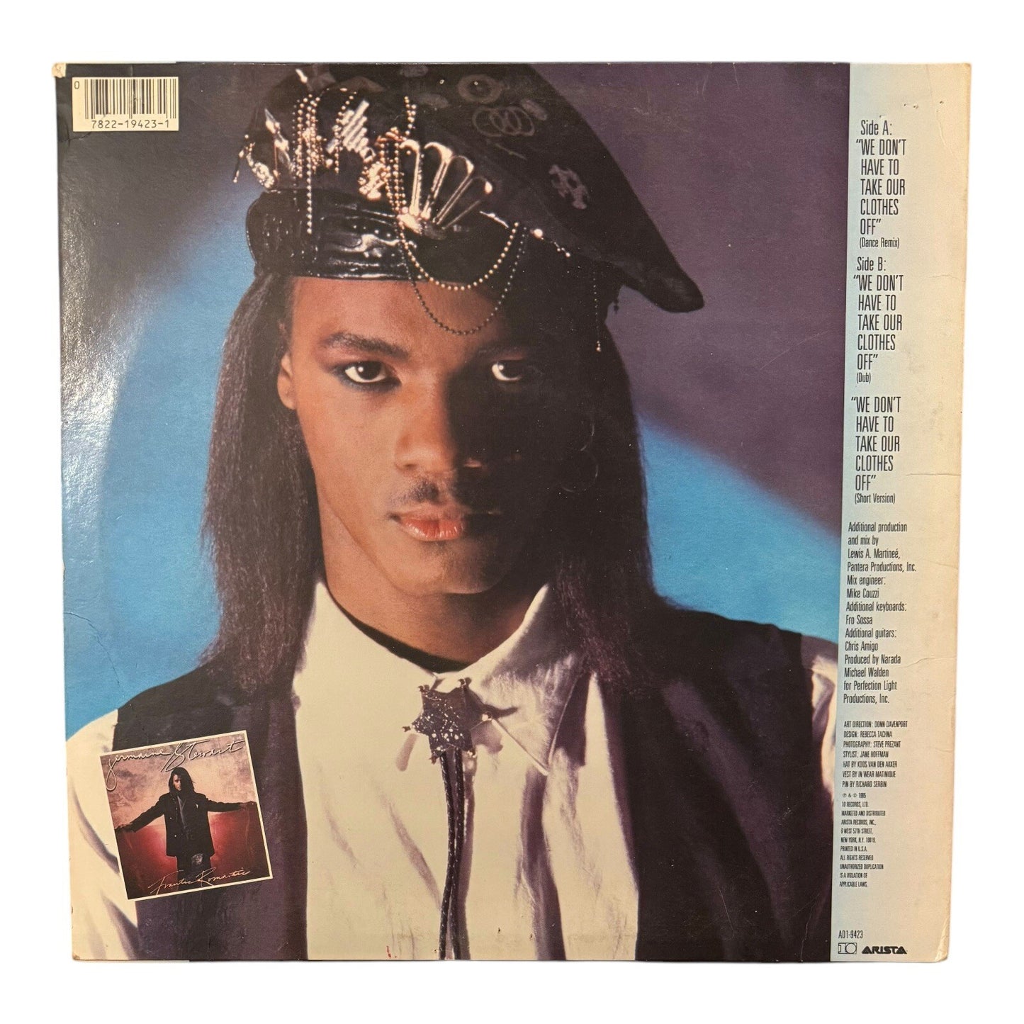 Jermaine Stewart "We Don't Have To Take Our Clothes Off" 1985 Vinyl Record