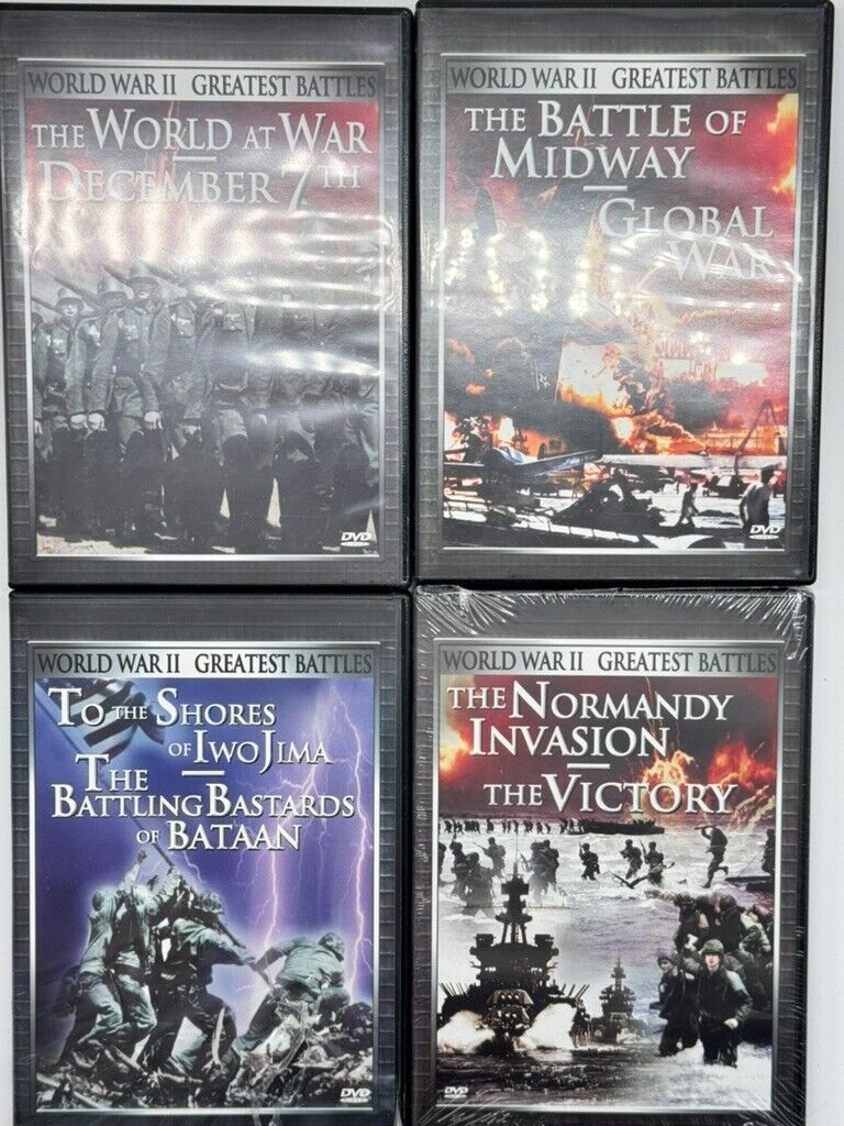 World War II Greatest Battles 4-Pack (DVD, 2001, 4-Disc Set)