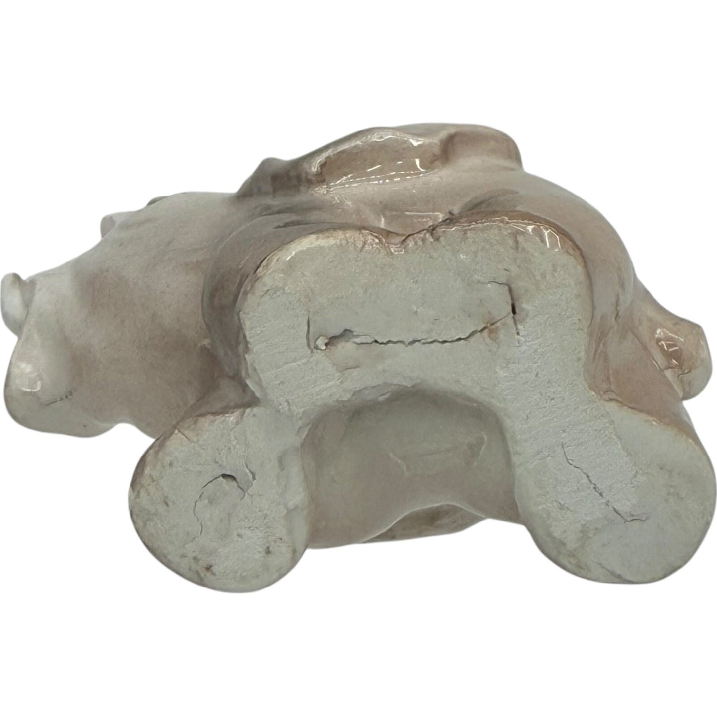 Elephant Figurine Trunk Up Ceramic Animal Statue Decor Collectible