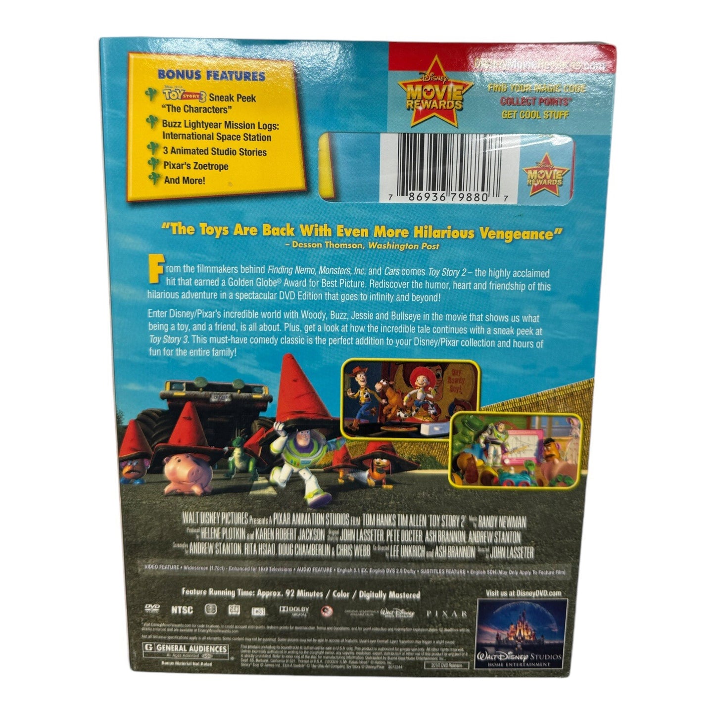 Toy Story And Toy Story 2 - Two DVD Lot
