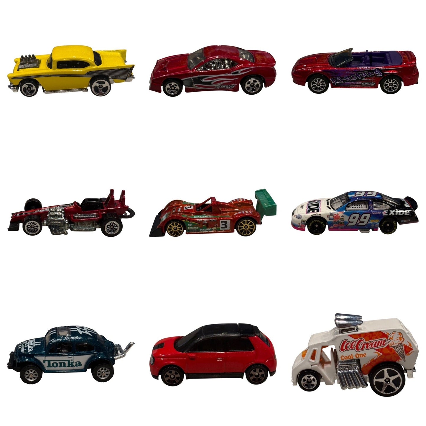 Lot of 18 Diecast Cars – Hot Wheels Matchbox Mix Vintage & Modern Loose