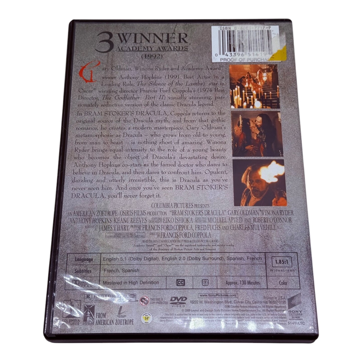 Bram Stoker's Dracula (DVD 1997)