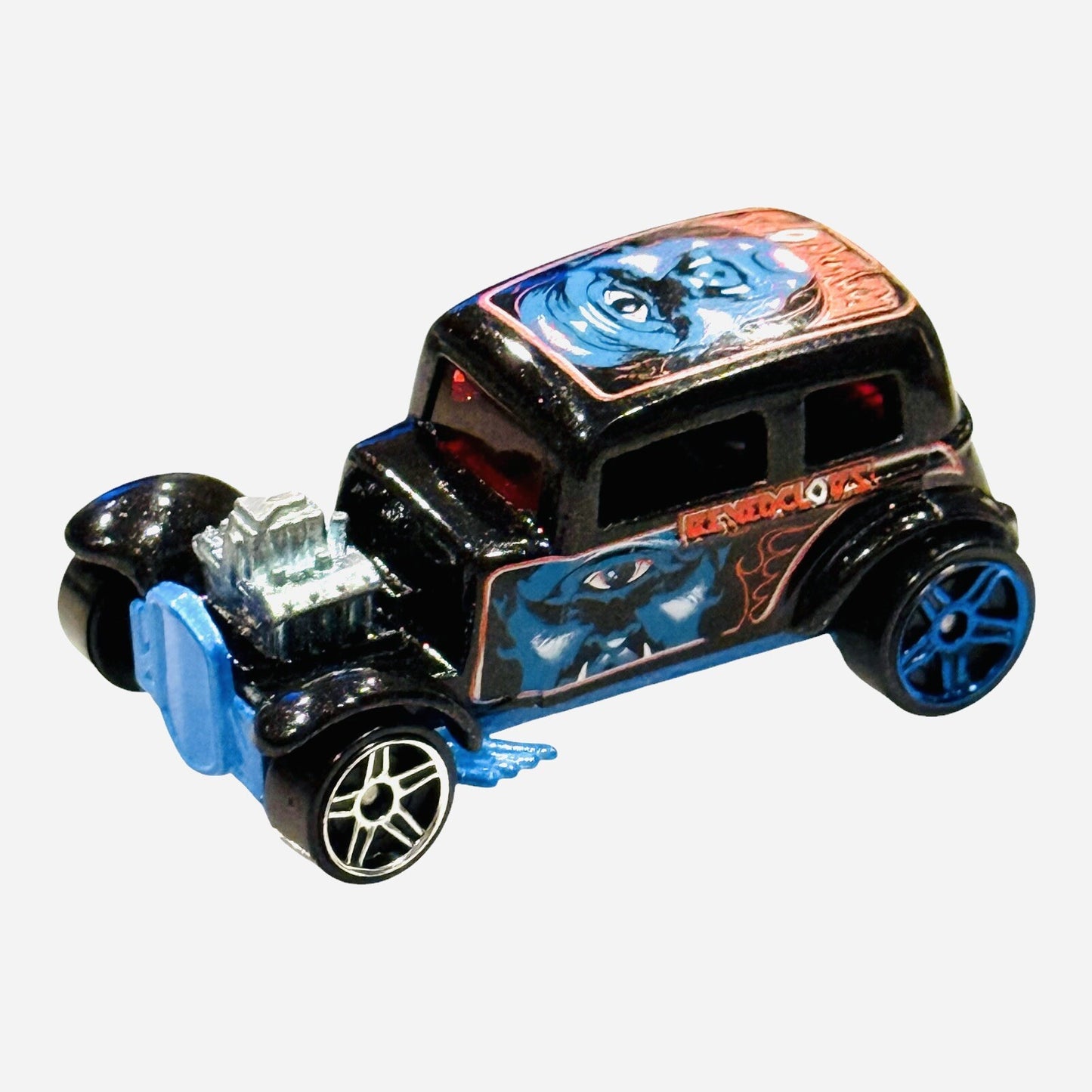 Hot Wheels 1968 Blue 32 Ford Vicky Reyedclops Very Rare