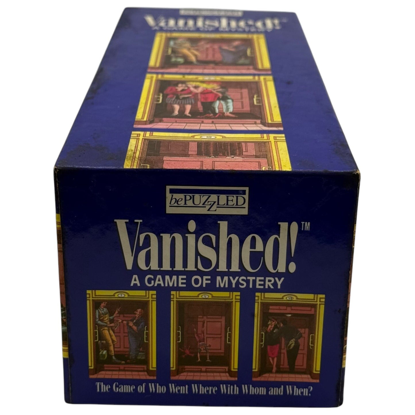 VANISHED Game of Mystery Observation Skills Bepuzzled Paternoster 1990 Memory