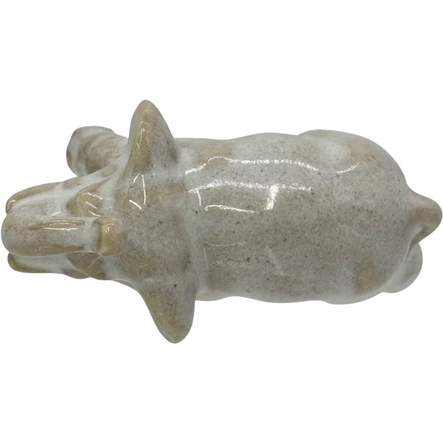 Elephant Figurine Ceramic Animal Statue Home Decor Collectible Small