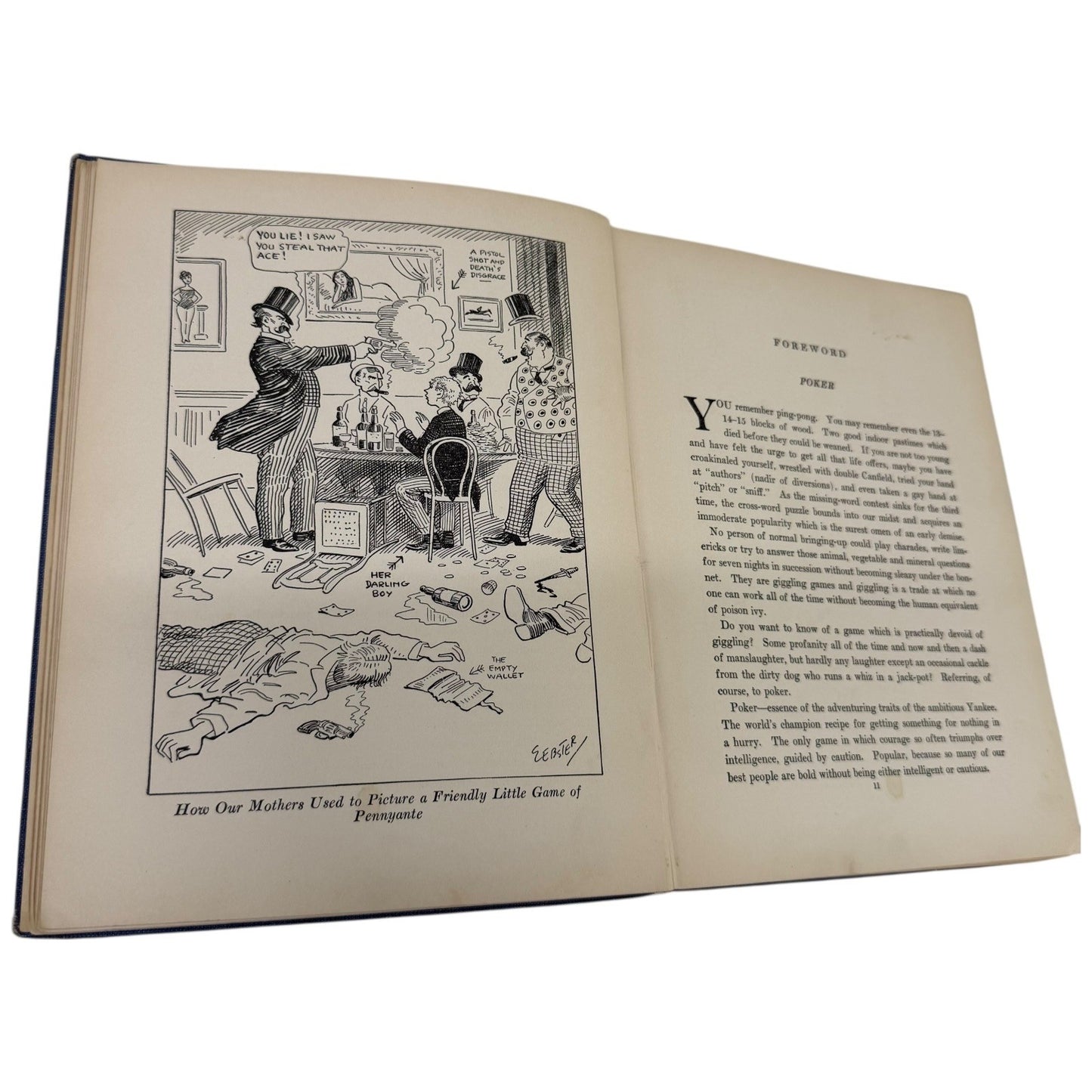 Webster's Poker Book Glorifying Americas Favorite Game 1925 Simon Schuster
