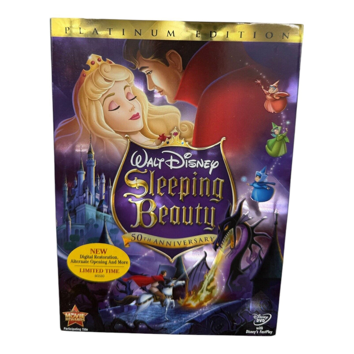 Disney Princess (4 DVD Lot) Sleeping Beauty, Snow White, Cinderella 1 and 2