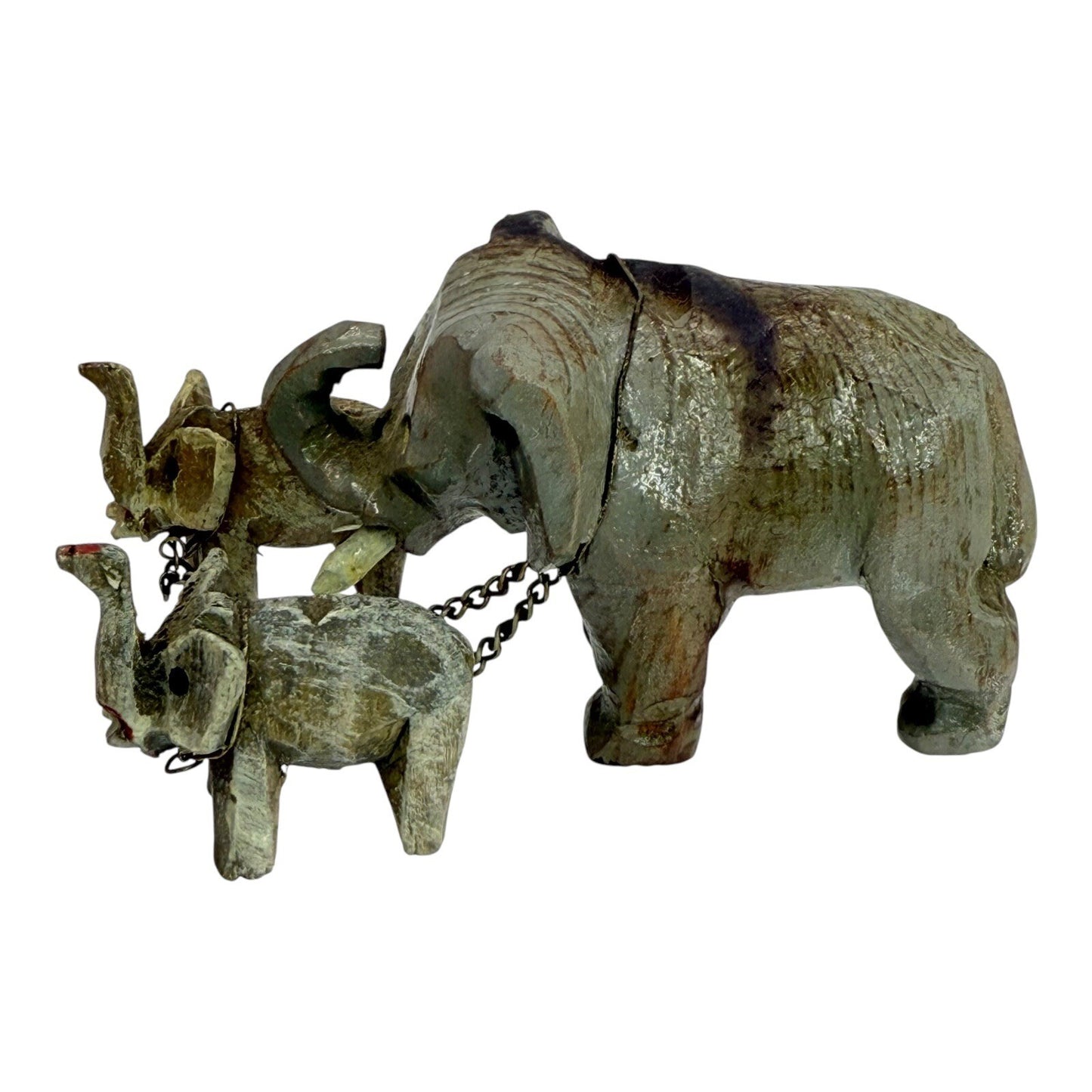 Elephant Family Statue Figurine Sculpture Home Decor Animal Lover Gift