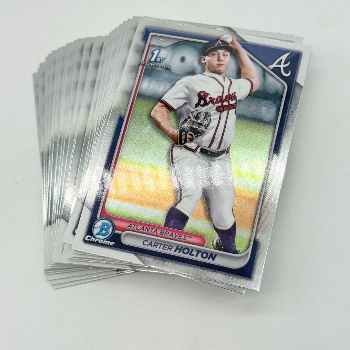 2024 Bowman Chrome Draft #BDC74 Carter Holton Lot of 26 Cards