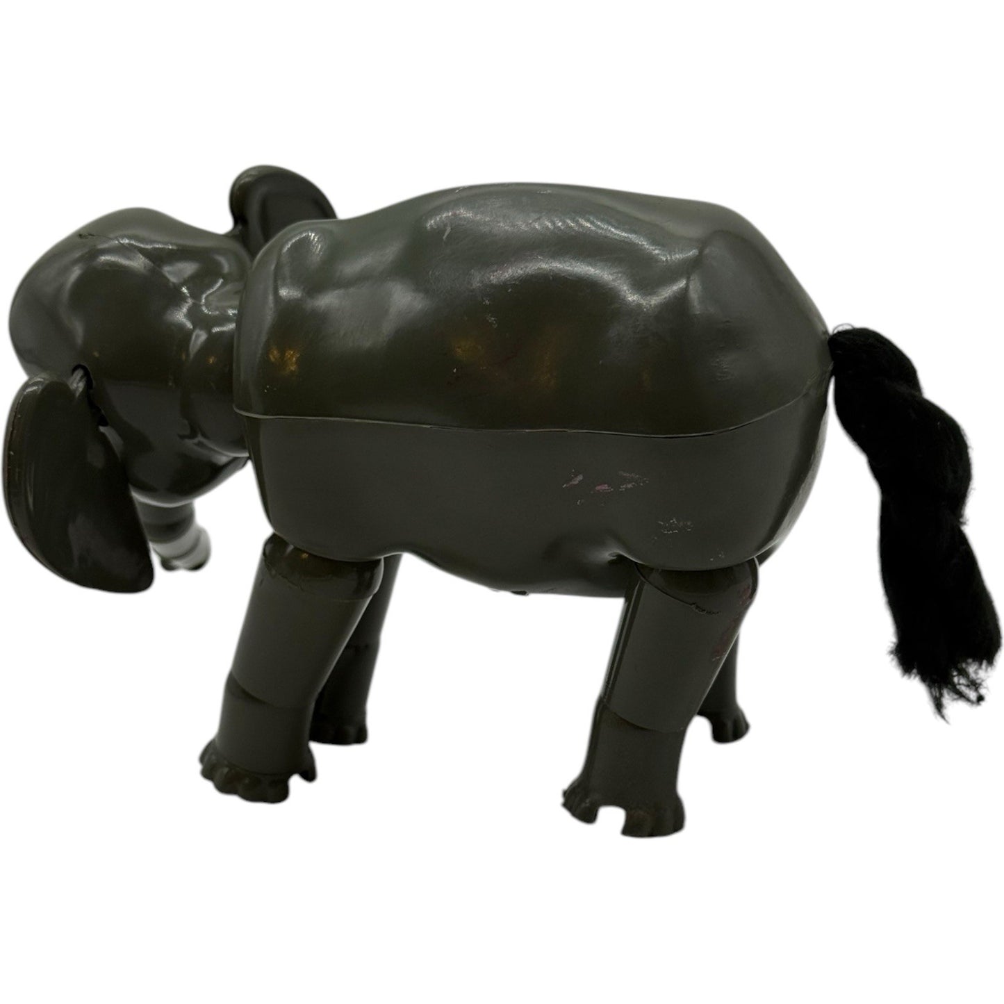 Vintage Revell Hard Plastic Articulated Wild Zoo Elephant Animal