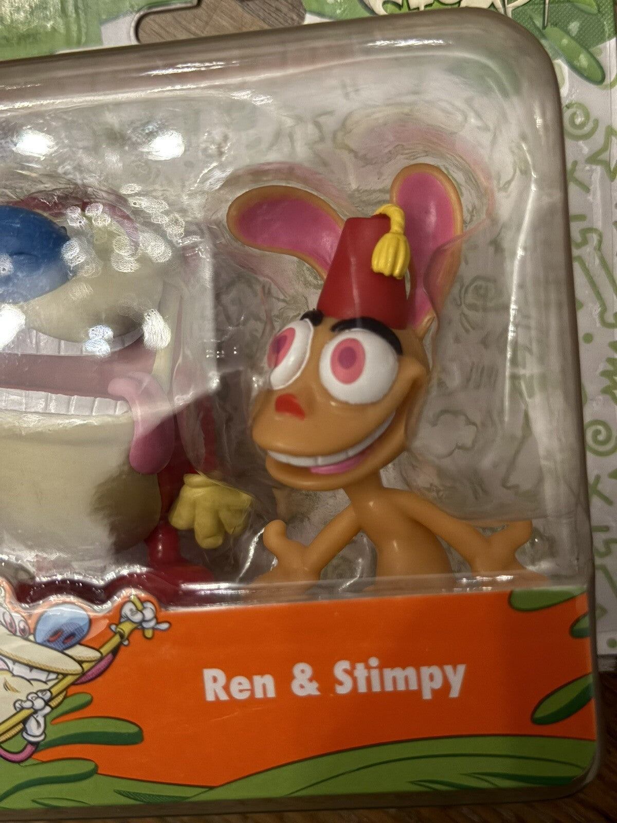 Ren And Stimpy 2 Pack Retro Nickelodeon 3" Figures Just Play Mini Figures