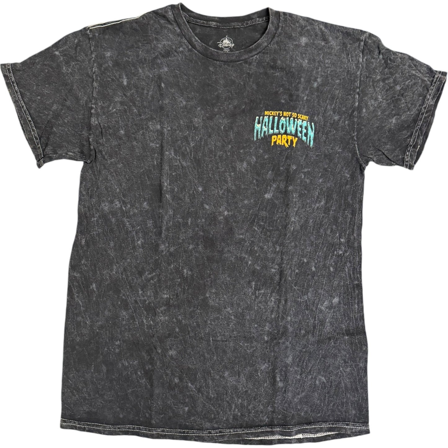 Disney World 2022 Mickey's Not So Scary Halloween Party Glow Tee Black • Medium
