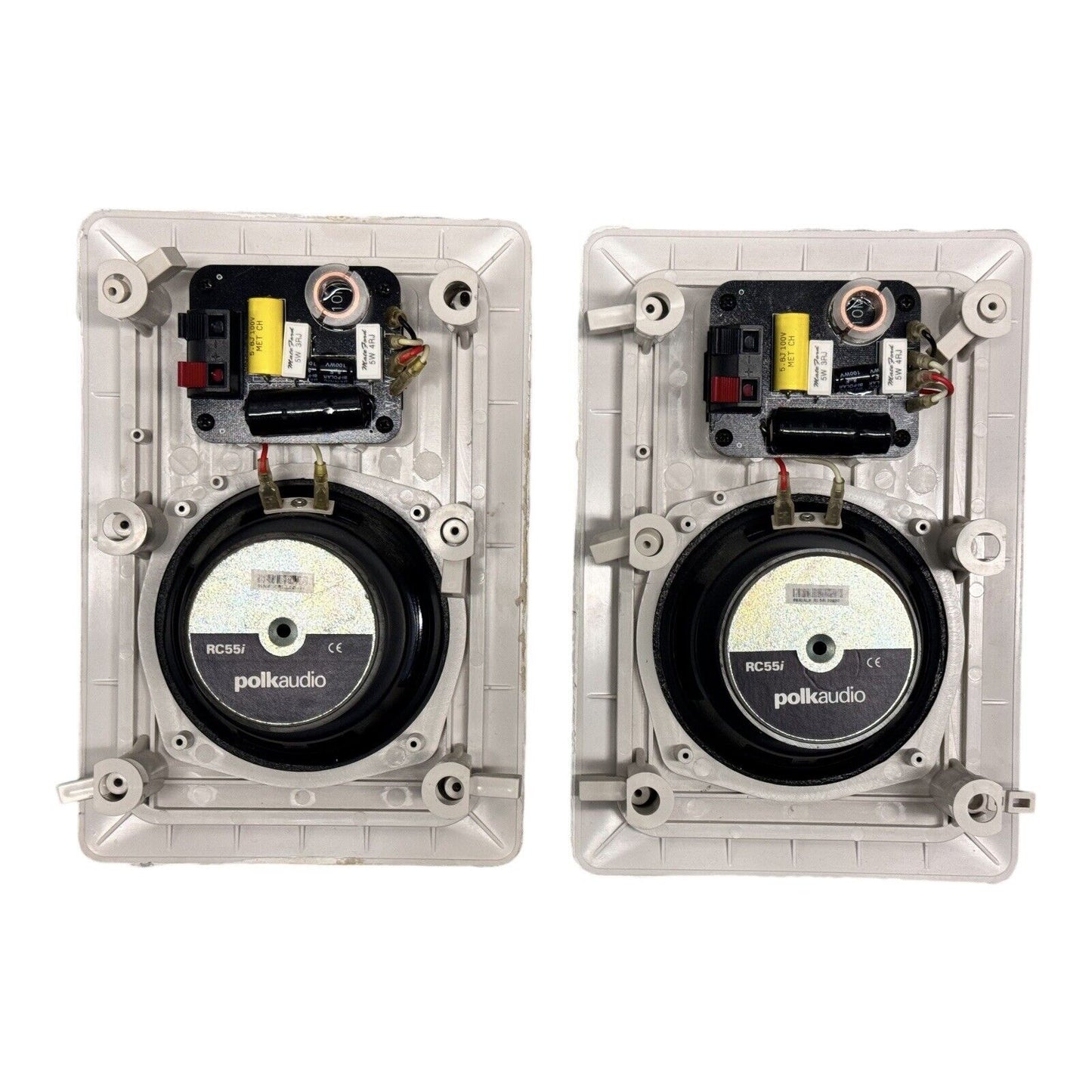 Pair Of Polk Audio RC55i Pair 5.25" 2-Way In-Wall Speakers Used (2x In-Wall)