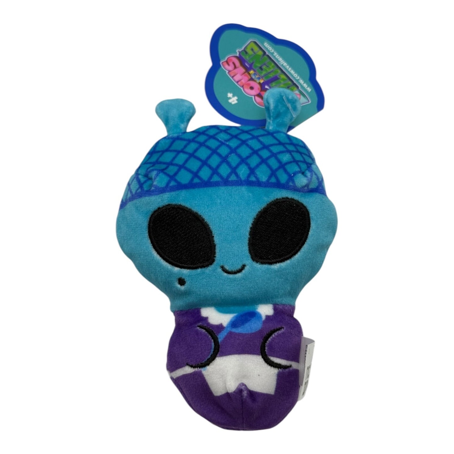 Cows VS Aliens #024 Pearl Alien Moo Tube 4" Bean Plush 2023 - Used, With Tags