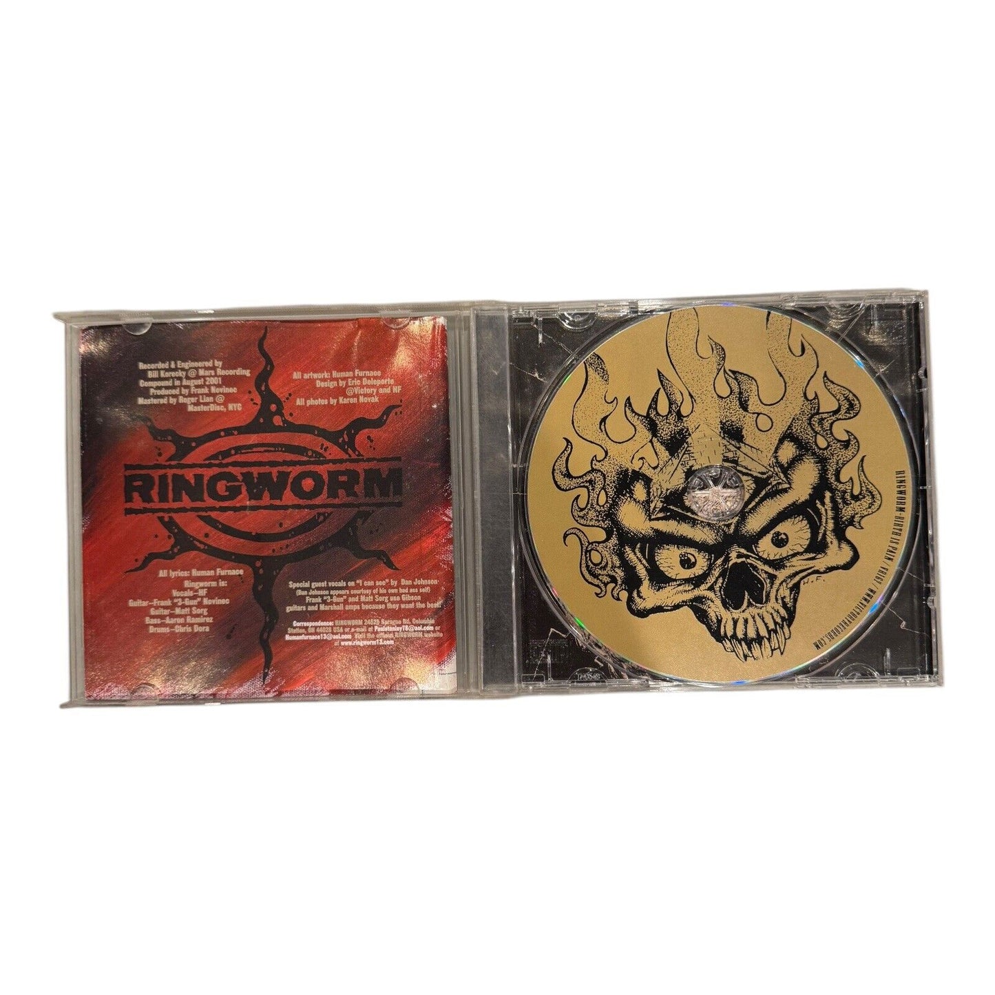 Victory Records Raybeez 2001 Ringworm 13 Birth Is Pain CD VR167 1st Release