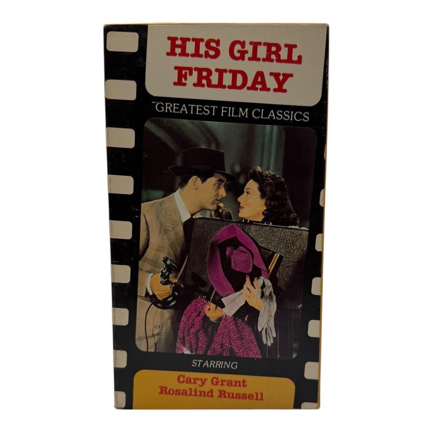 His Girl Friday ( VHS 1940 Cary Grant) Used - Greatest Film Classics