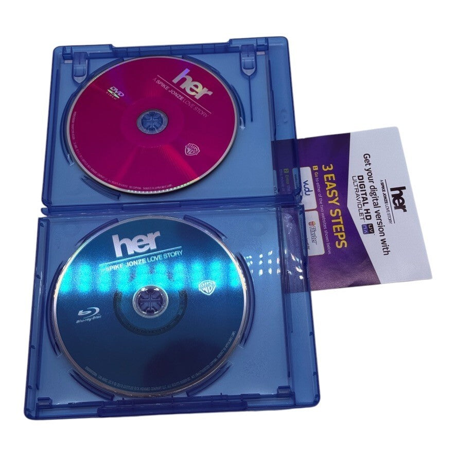 Her Blu-Ray (DVD, 2013)