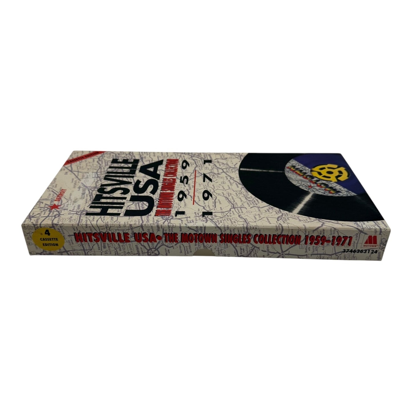 HITSVILLE USA The Motown Singles Collection 4 Cassette Tapes 1959 - 1971 Box Set
