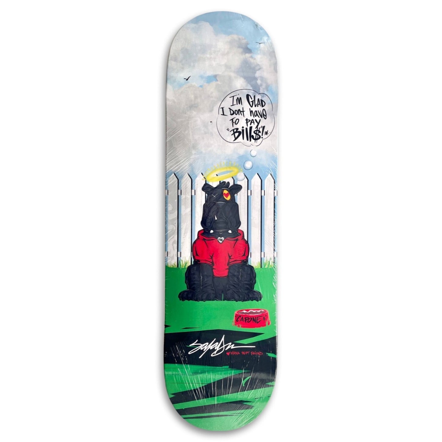 CAPONE: Man's Best Friend Skatedeck by King Saladeen