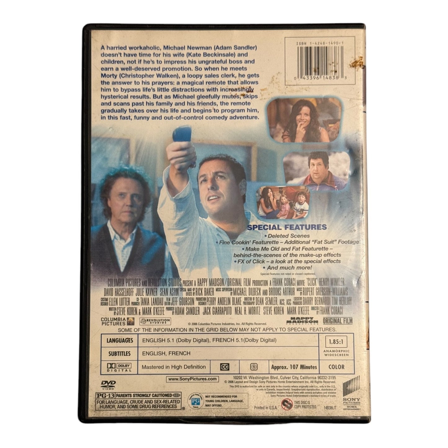 Adam Sandler Movie Night 8 DVD Set