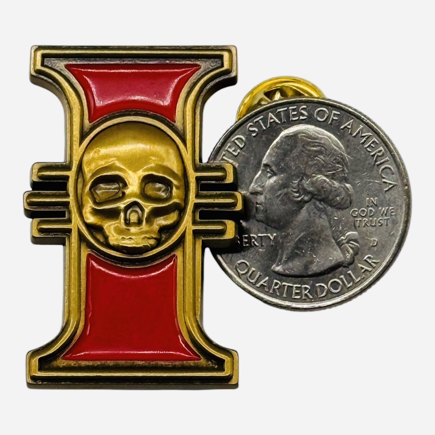 Warhammer 40,000 Inquisition 1.5" Metal Enamel Lanyard Pin