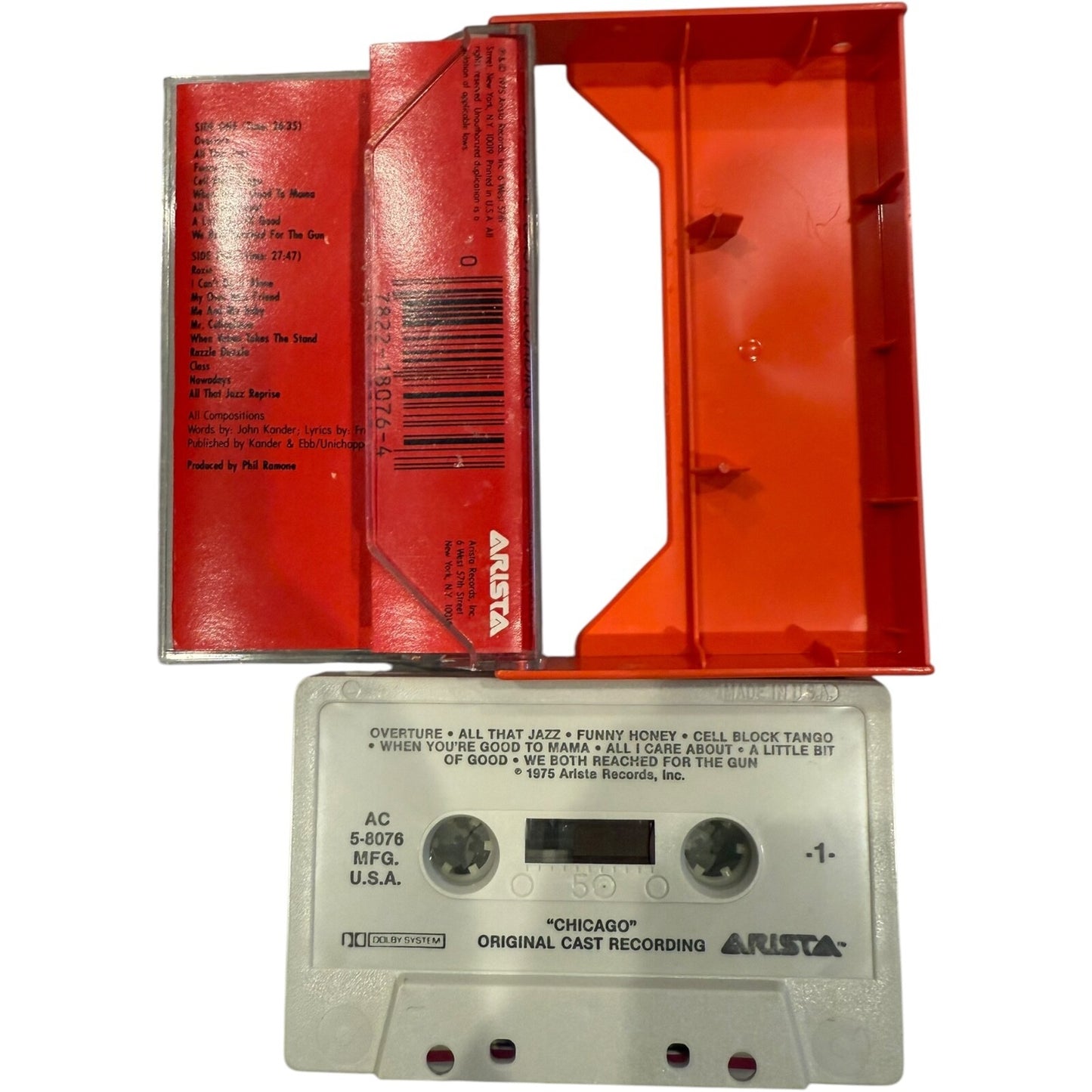 Set of 3 Broadway Cassette Tapes - Les Misérables, Chicago, Phantom of the Opera
