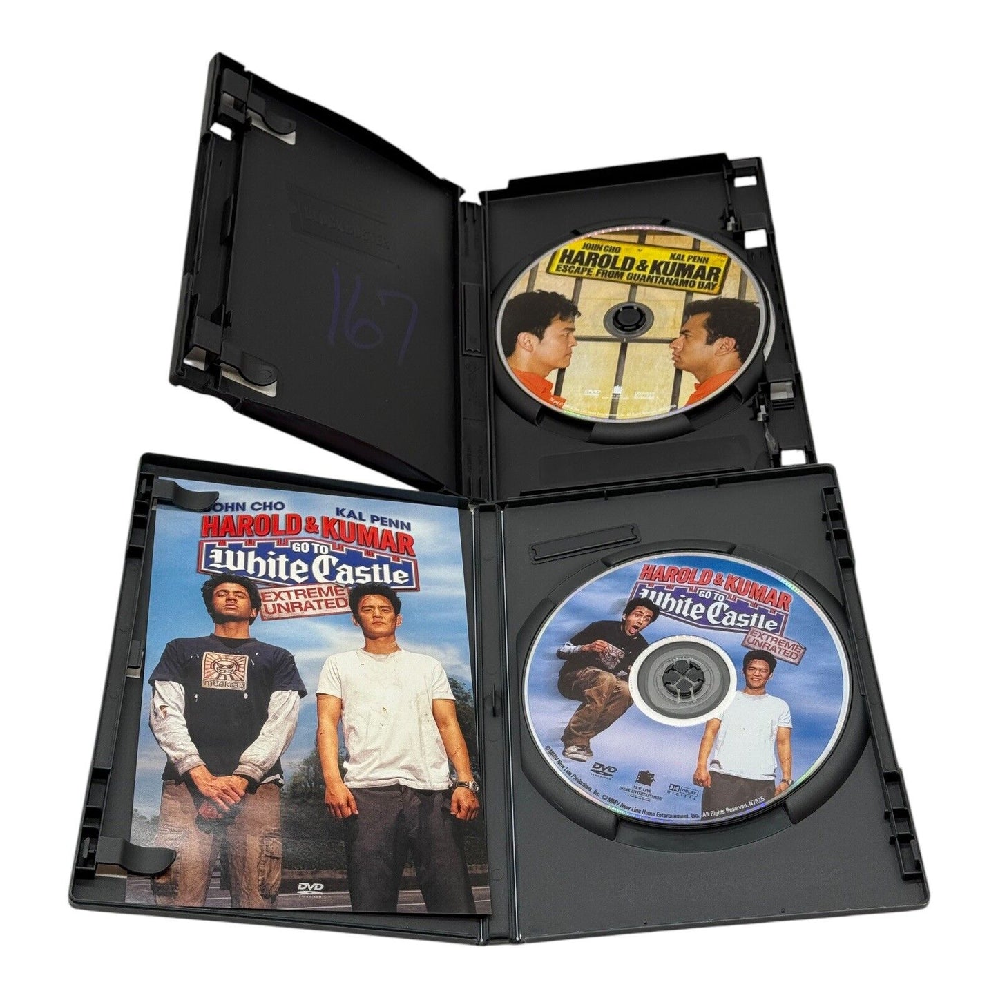 Harold & Kumar Go To White Castle / Escape Guantanamo Bay Unrated Versions DVDs