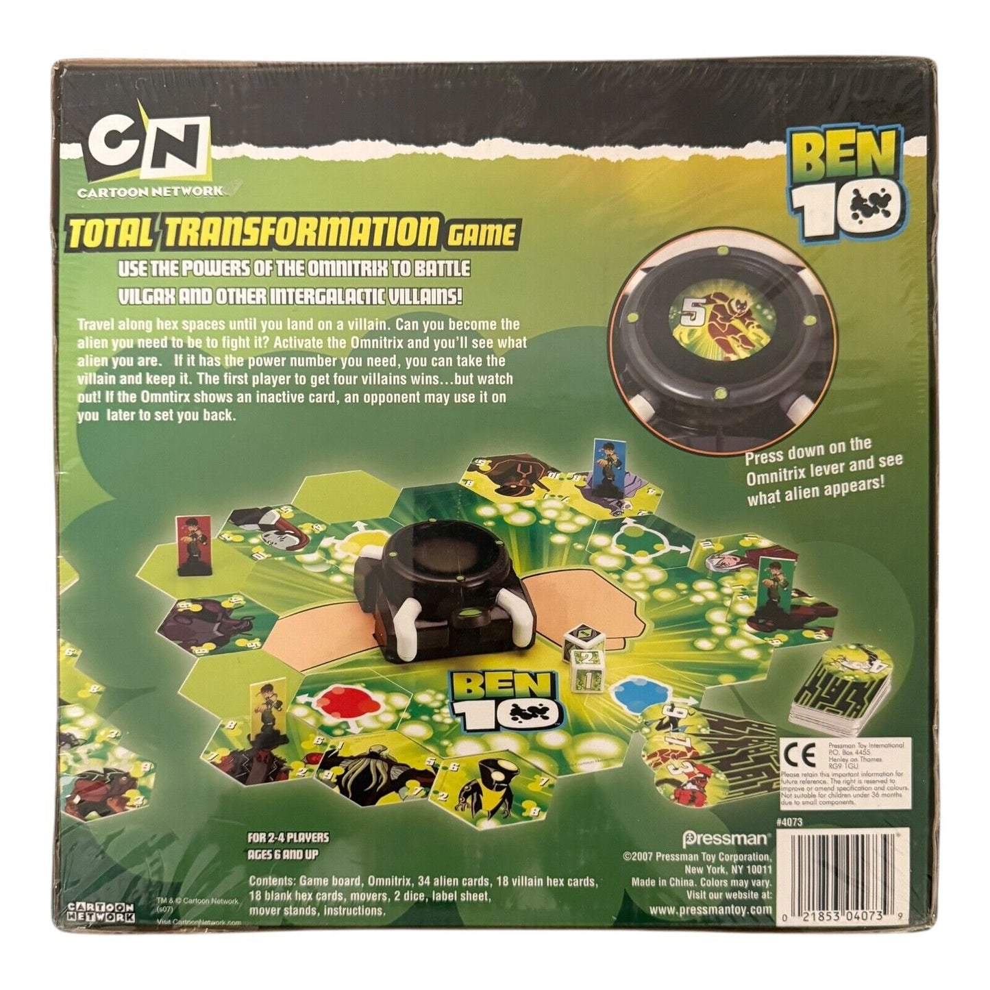 Ben 10 Alien Total Transformation Board Game – New & Interactive Family Fun