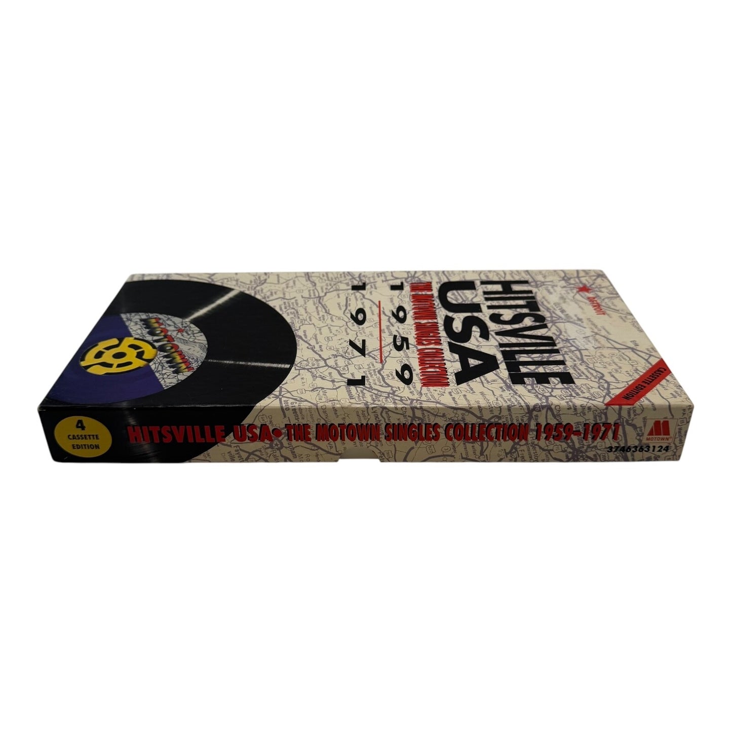 HITSVILLE USA The Motown Singles Collection 4 Cassette Tapes 1959 - 1971 Box Set