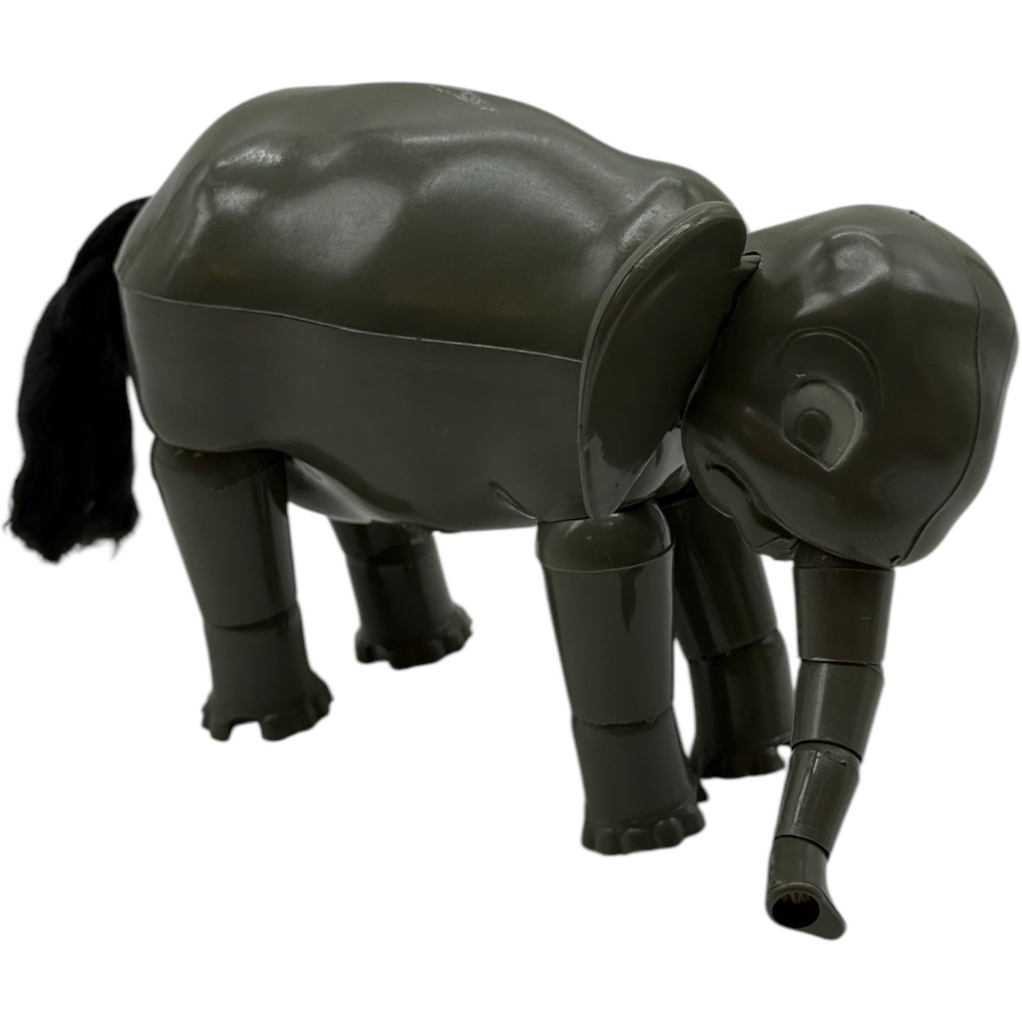 Vintage Revell Hard Plastic Articulated Wild Zoo Elephant Animal