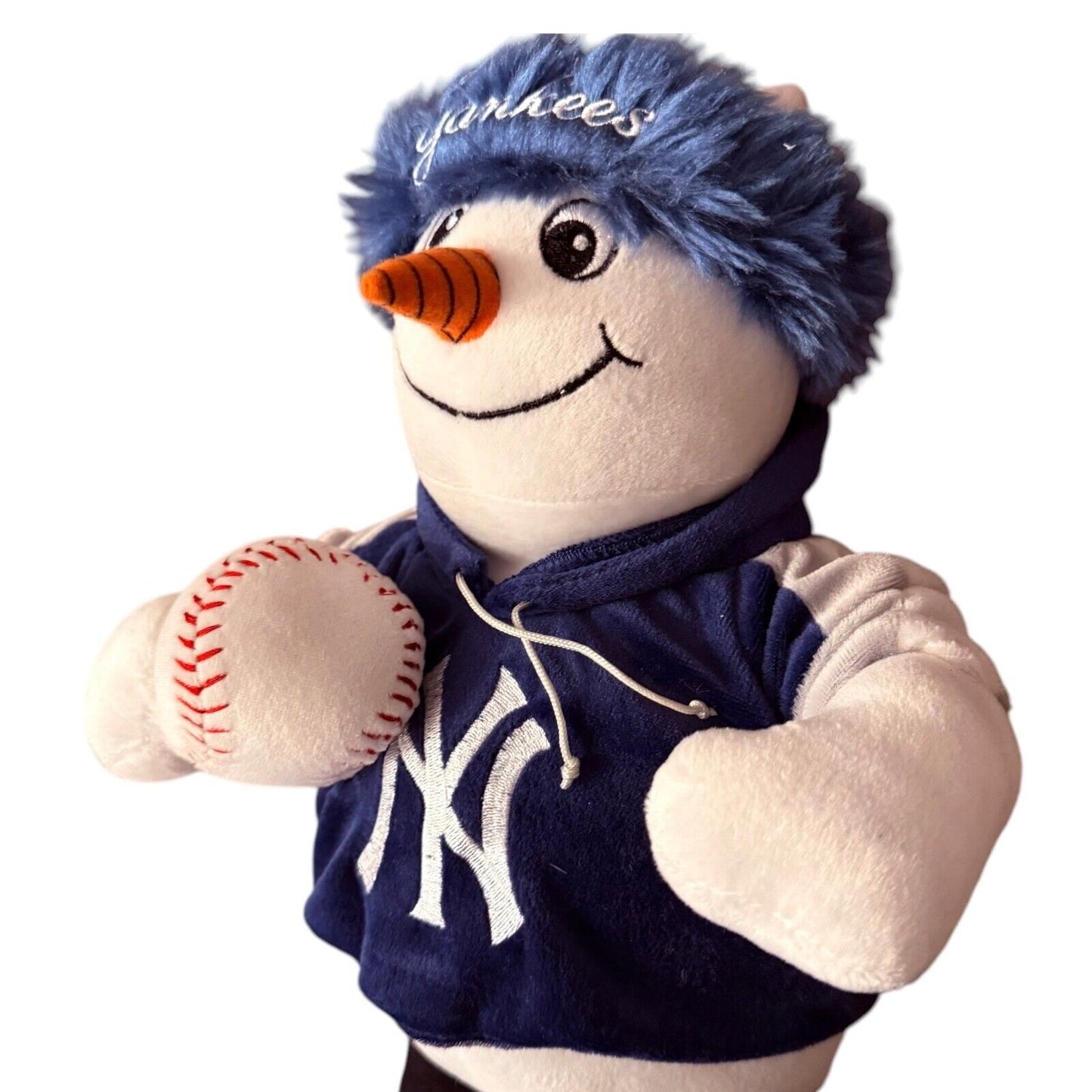 New York Yankees Snowman Plush 14" – Forever Collectibles MLB Vintage Toy