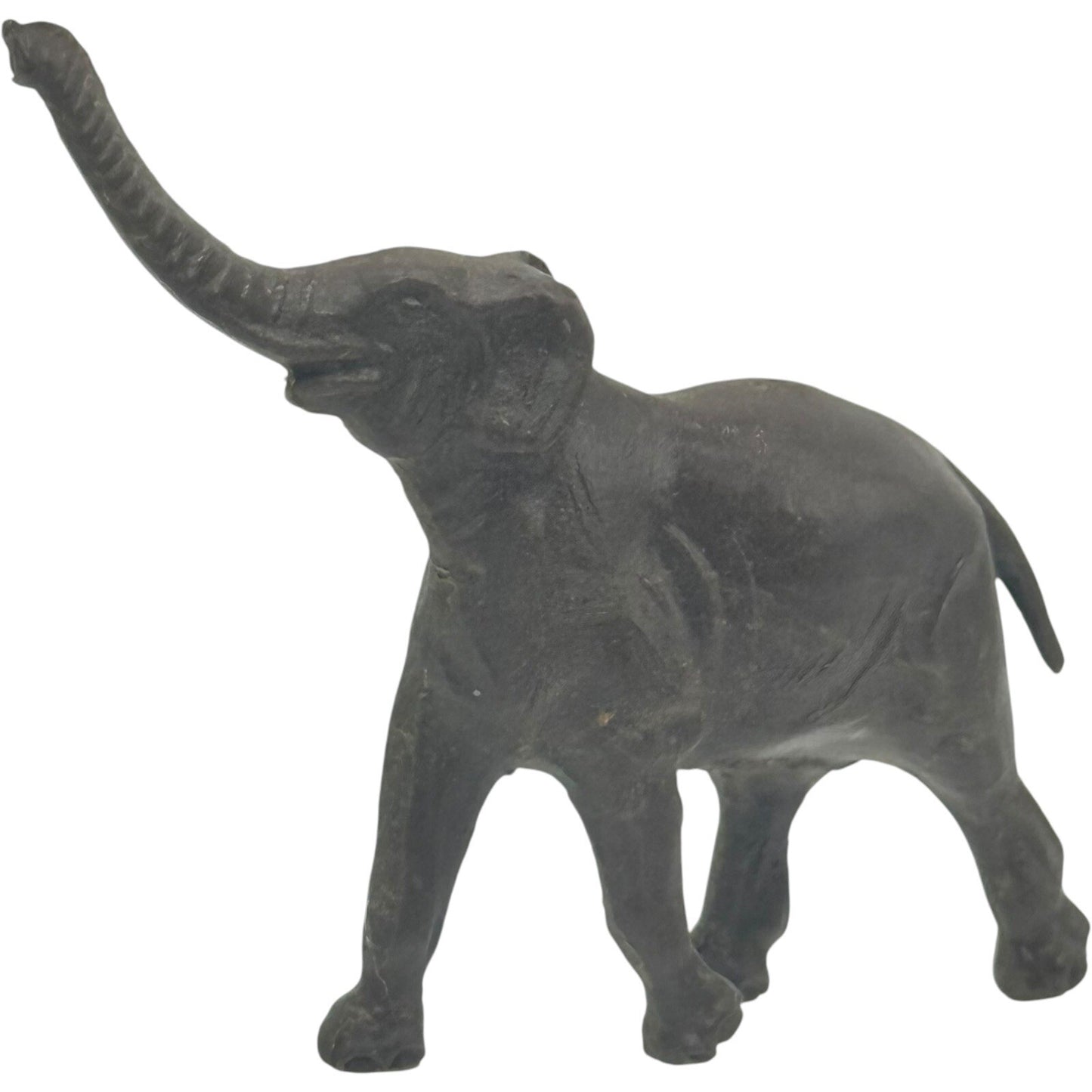 Elephant Statue Figurine Trunk Up Good Luck Decor Animal Accent Piece