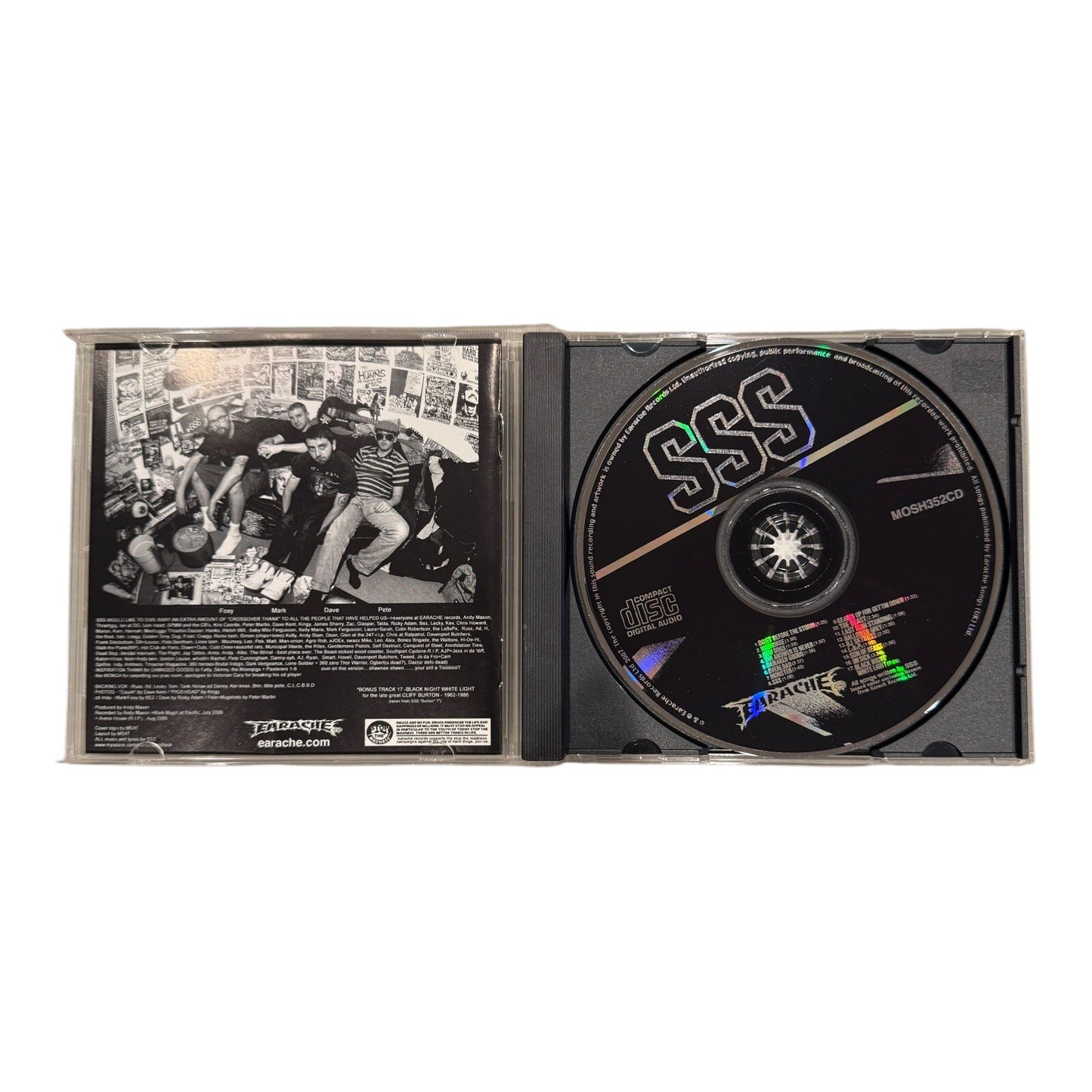 SSS CD 2007 Short Sharp Shock Rock Metal Music CD