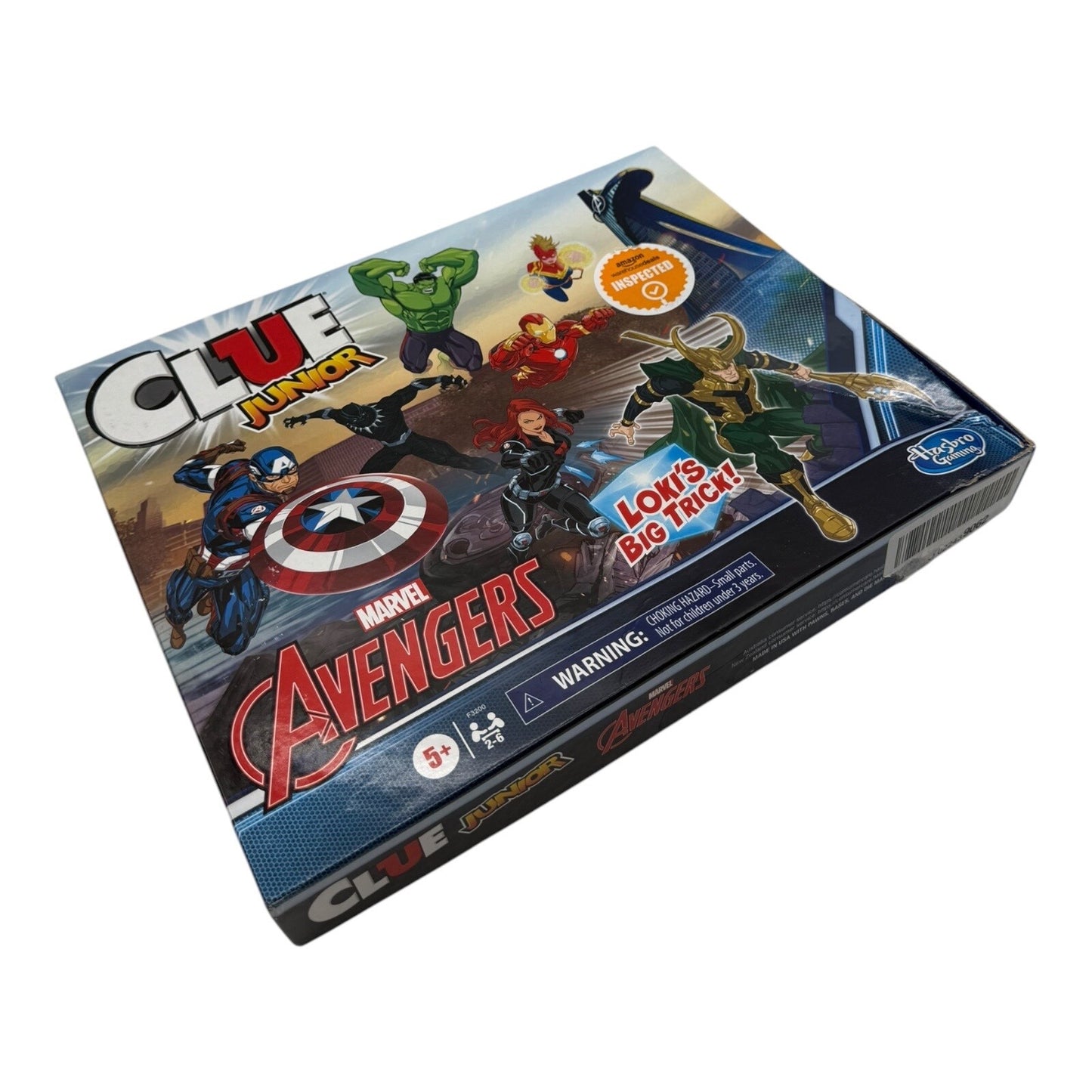Clue Junior Marvel Avengers Loki's Big Trick Hasbro Gaming Ages 5+ 2021