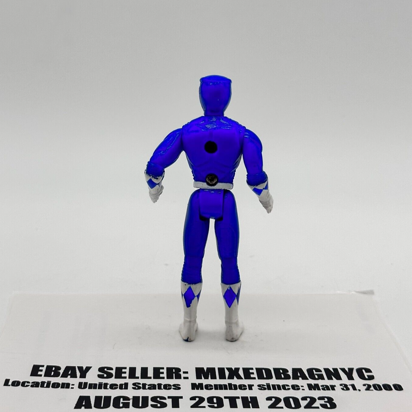 Blue Power Ranger Saban 4" Action Figure 1995 Mighty Morphin Power Rangers