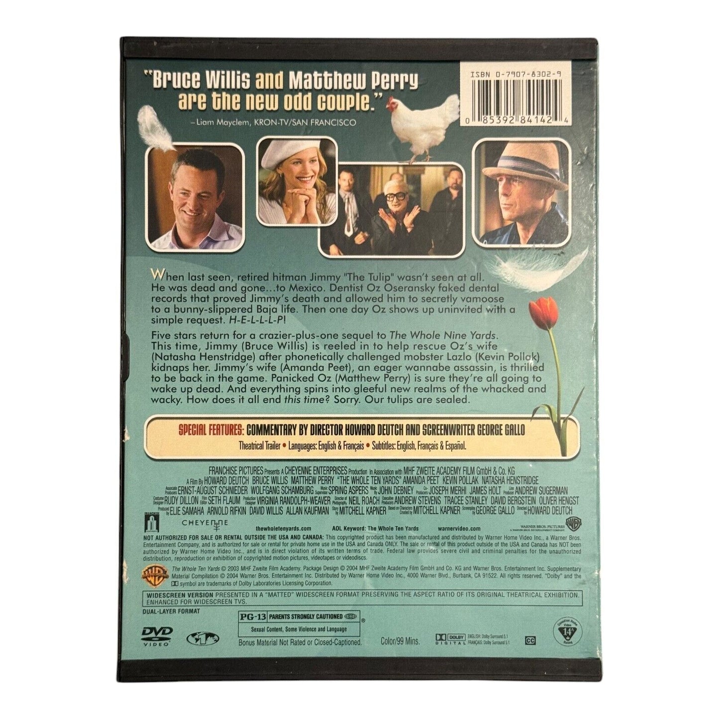 Bruce Willis Movie Night 4 DVD Set - Action, Thriller, Comedy Classics!