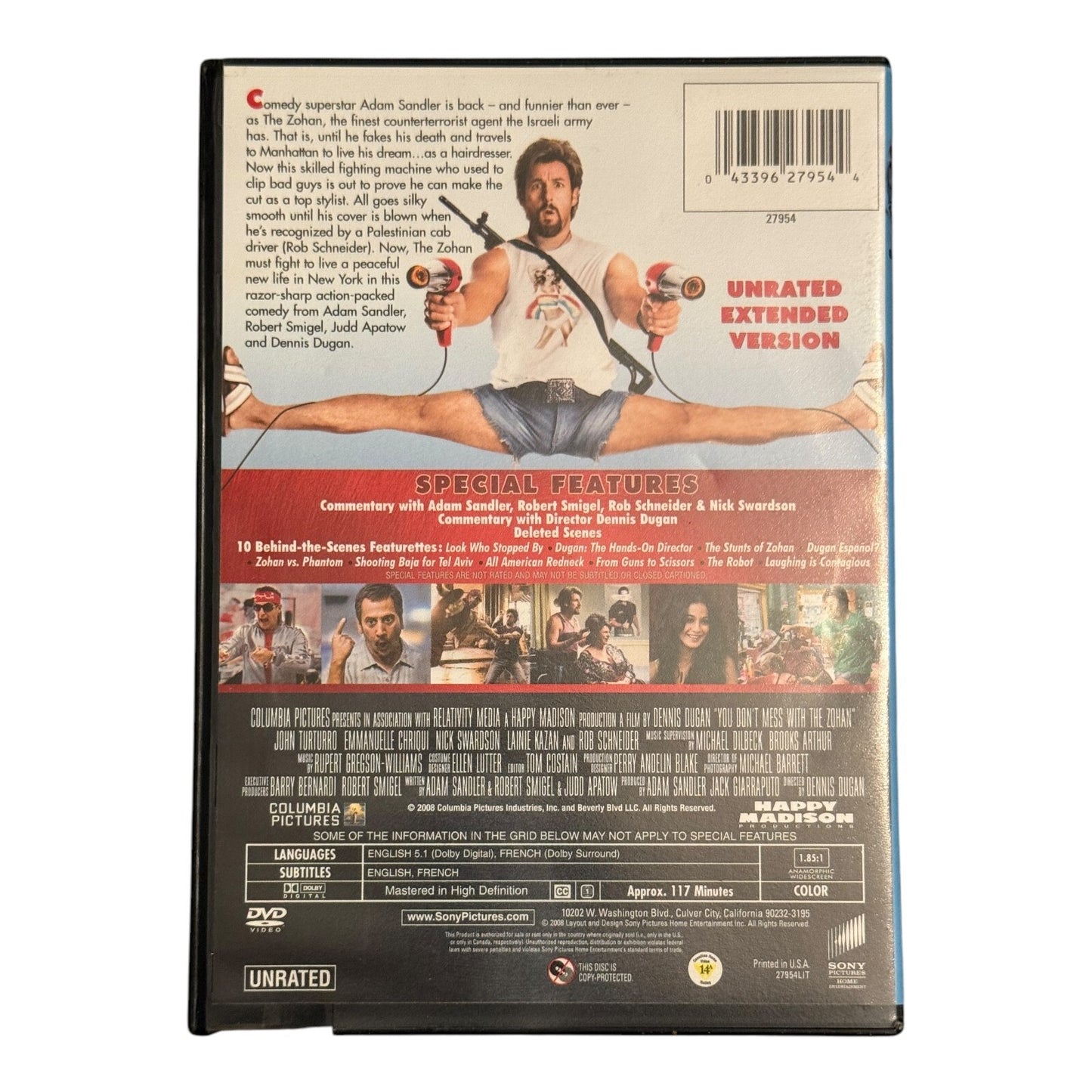 Adam Sandler Movie Night 8 DVD Set